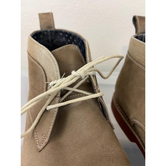 Mens GH Bass & Co Blake Shoe Tan Lace SZ 12M Round - Picture 3 of 10